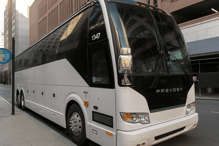 a Camden Coach Bus Service coach bus