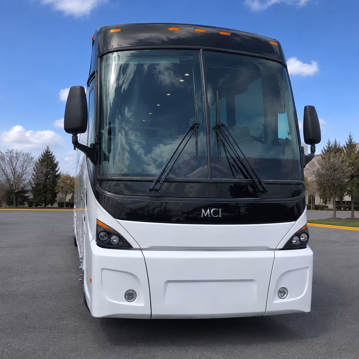 bus rental options for camden trips