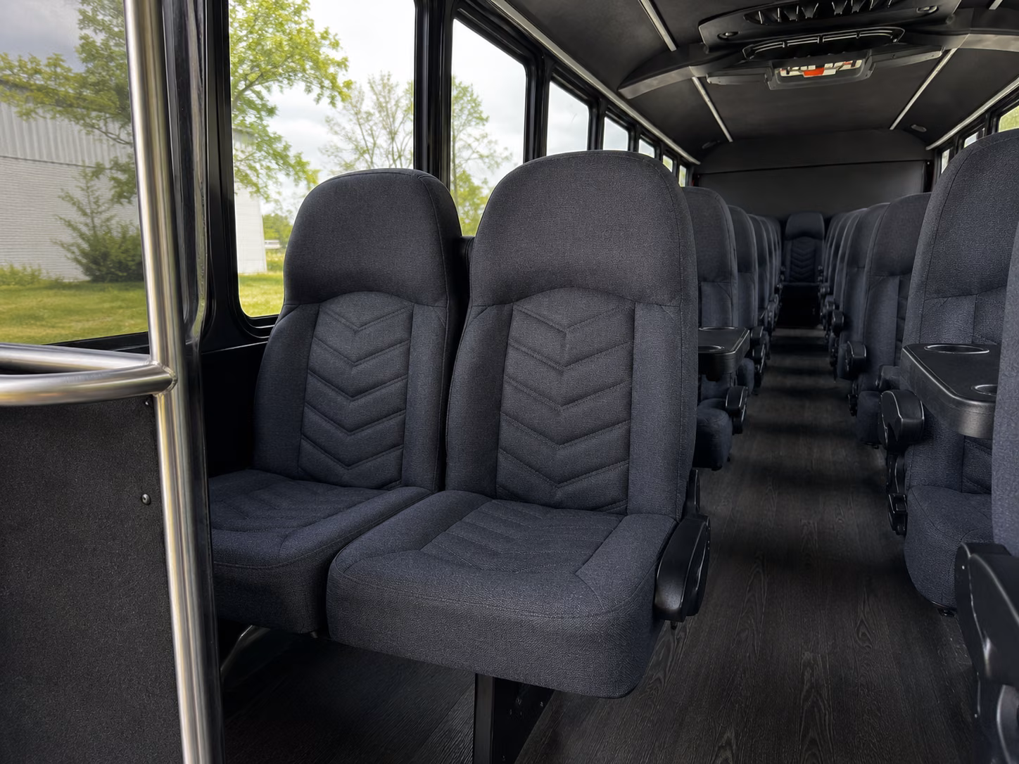 camden 20 passenger minibus inside