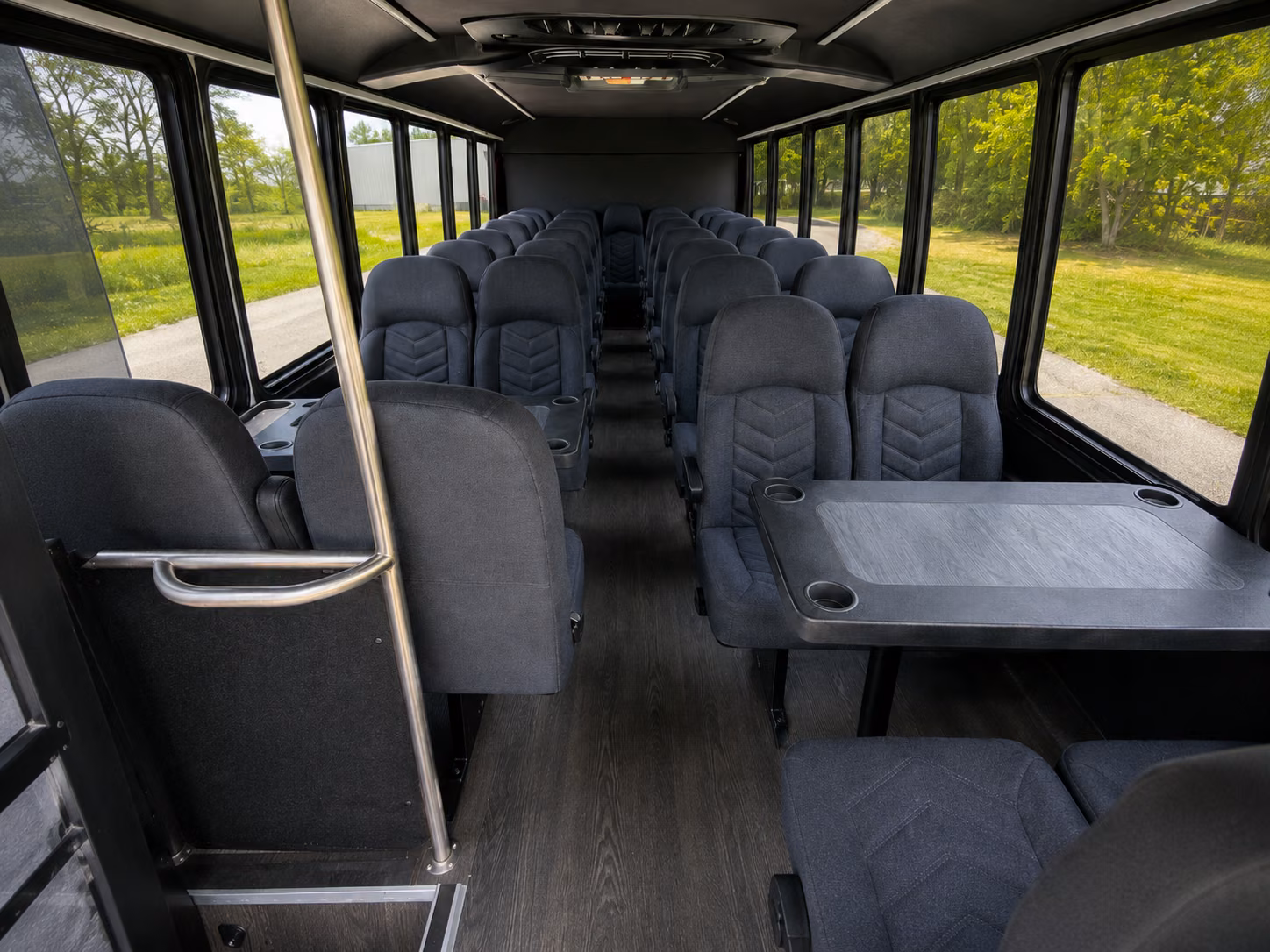 camden 20 passenger minibus interior