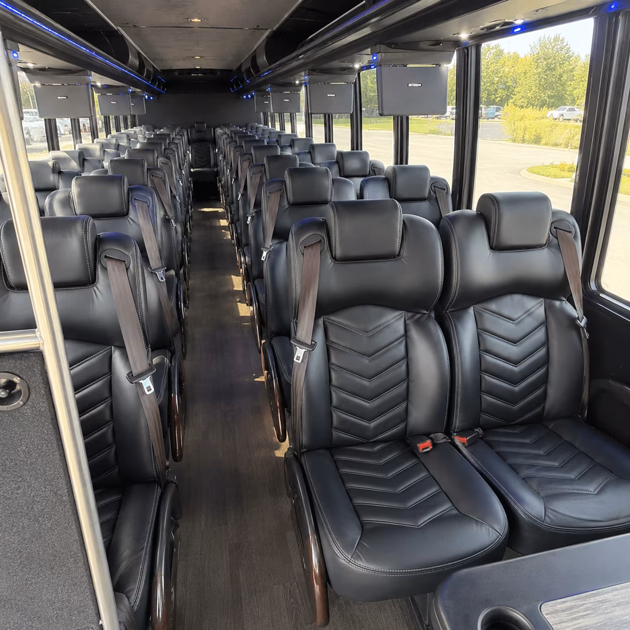 camden 25 passenger minibus interior