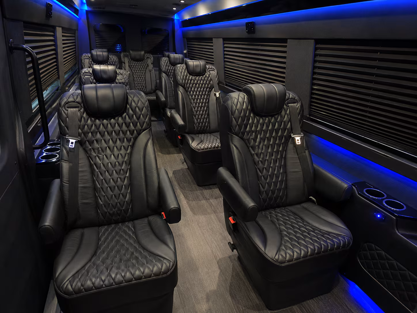camden airport transportation onboard seating