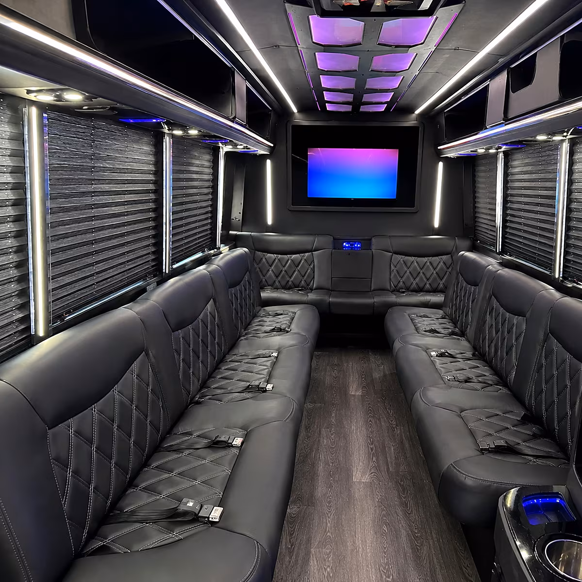 camden party bus rental interior