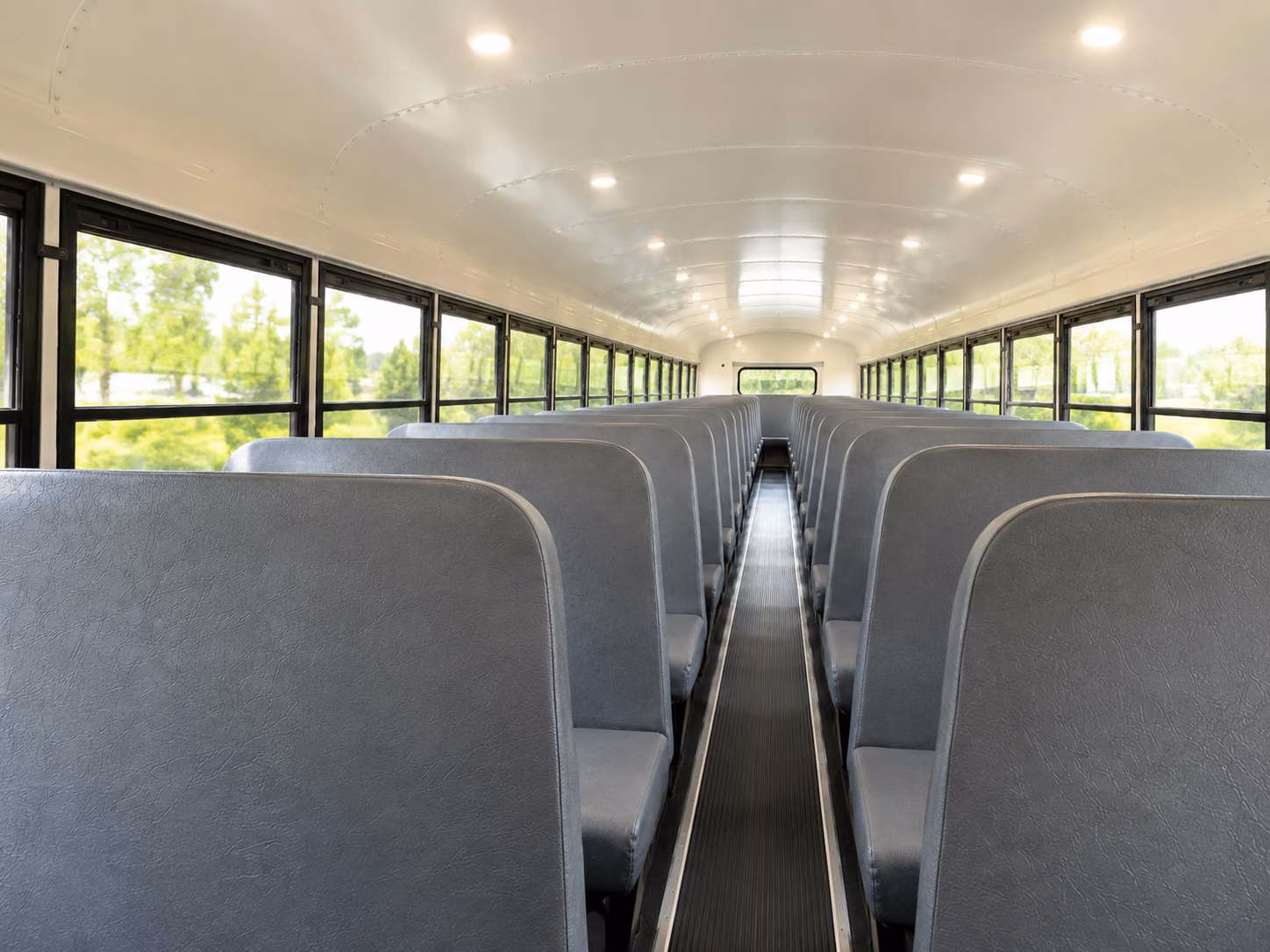 camden school bus interior
