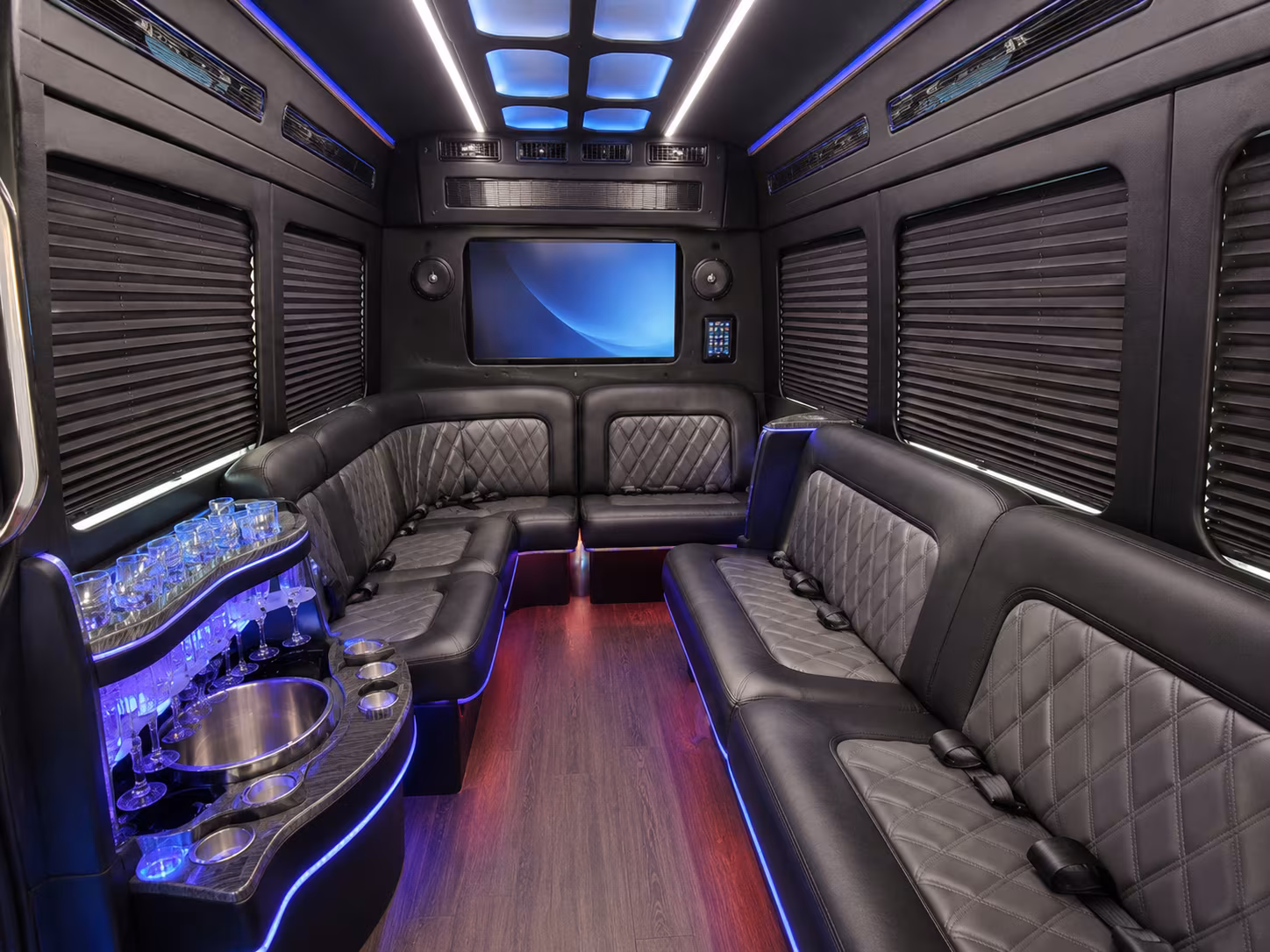 camden sprinter limousine inside