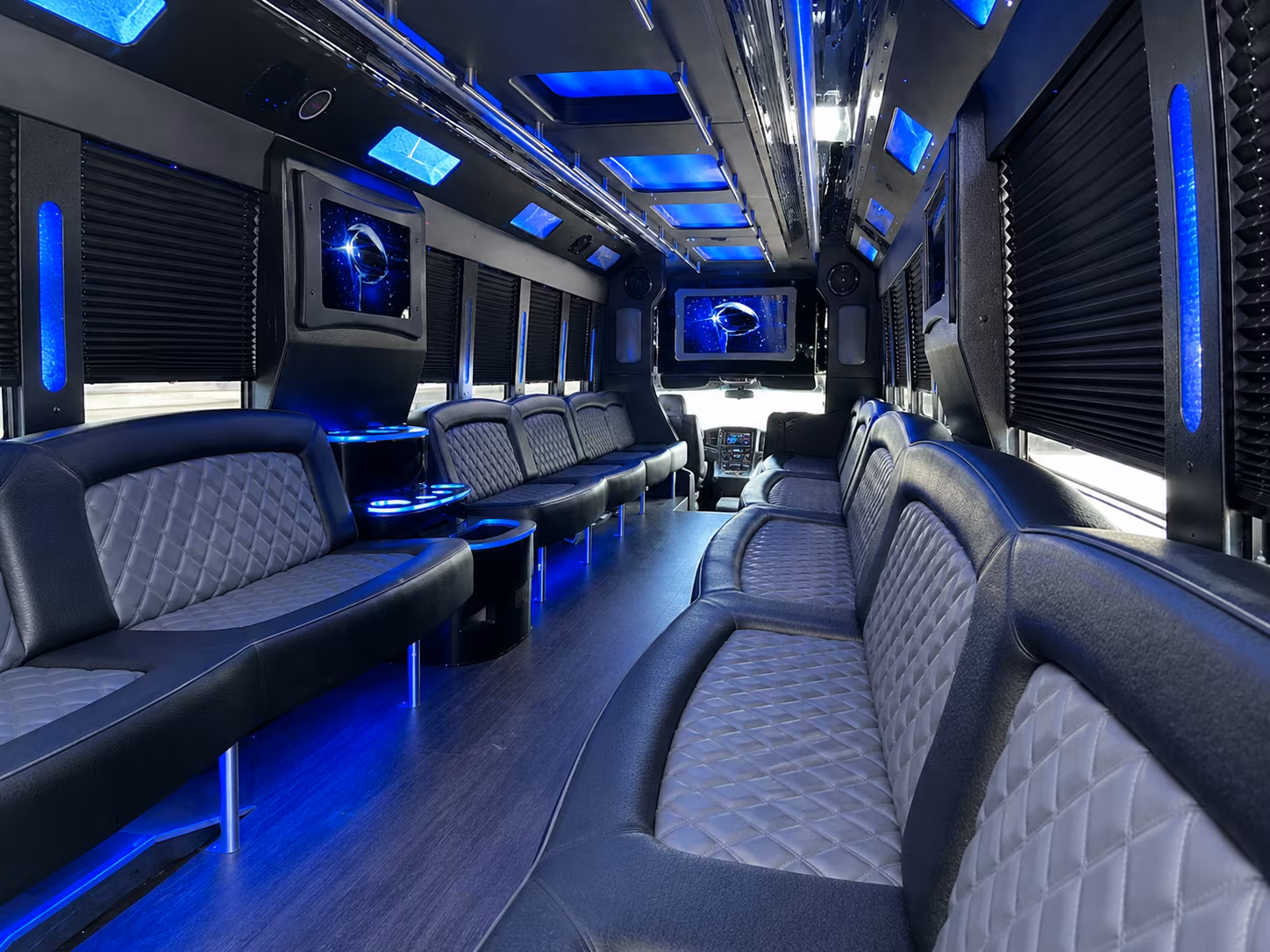 camden waterfront adventure aquarium party bus rental